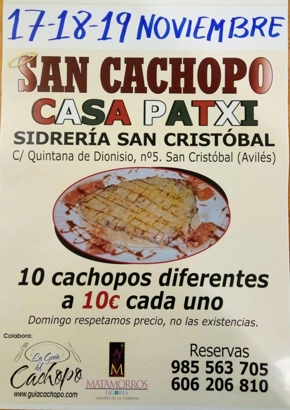 San Cachopo en Casa Patxi. Cachopos a 10 €